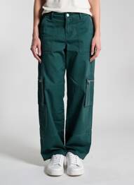 Pantalon cargo verde ONLY femeie