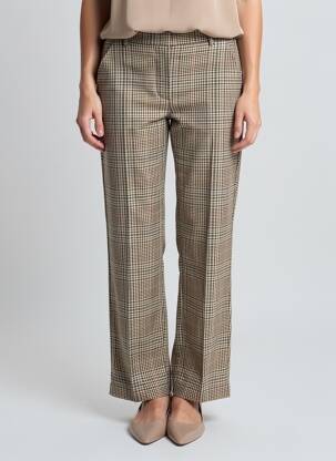 Pantalon drept mărime normală mărime normală maro VERO MODA femeie
