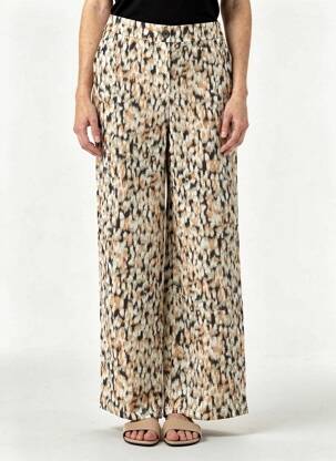 Pantalon drept croială dreaptă bej VERO MODA femeie