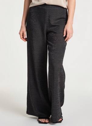 Pantalon drept negru NOOR BY NORA GHARIB femeie