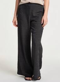 Pantalon drept negru NOOR BY NORA GHARIB femme