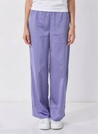 Pantalon larg talie înaltă talie înaltă violet JJXX femme