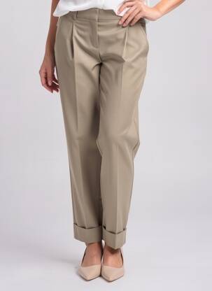 Pantalon drept gri JJXX femeie