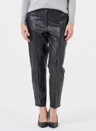 Pantalon slim negru VILA femme