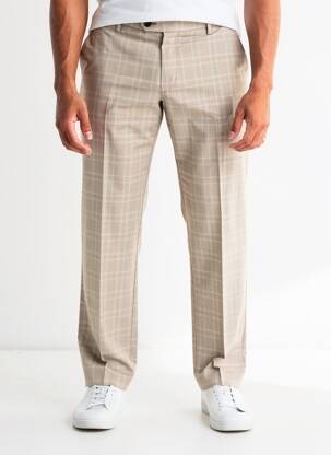 Pantalon drept bej JACK & JONES bărbat