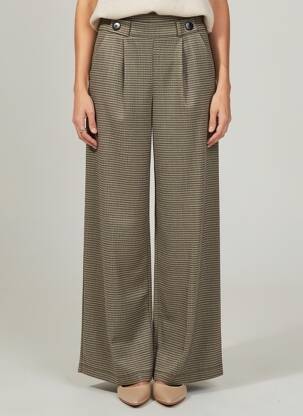 Pantalon drept gri JACQUELINE DE YONG femeie