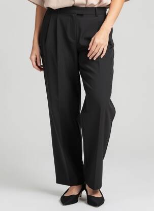 Pantalon drept negru VILA femeie