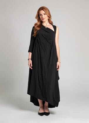 Rochie lungă negru YOUNG DESIGNERS femeie