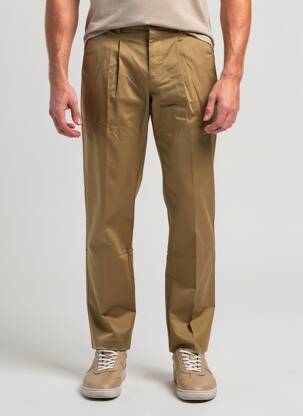 Pantalon drept bej MANGO bărbat