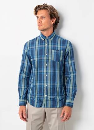 Cămașă cu mâneci lungi albastru JACK & JONES bărbat
