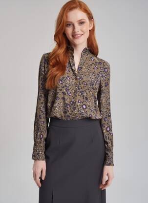 Cămașă maro VERO MODA femeie