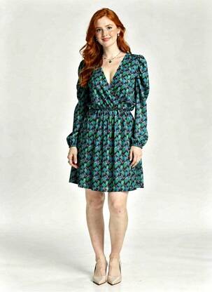 Rochie midi verde MORGAN femeie