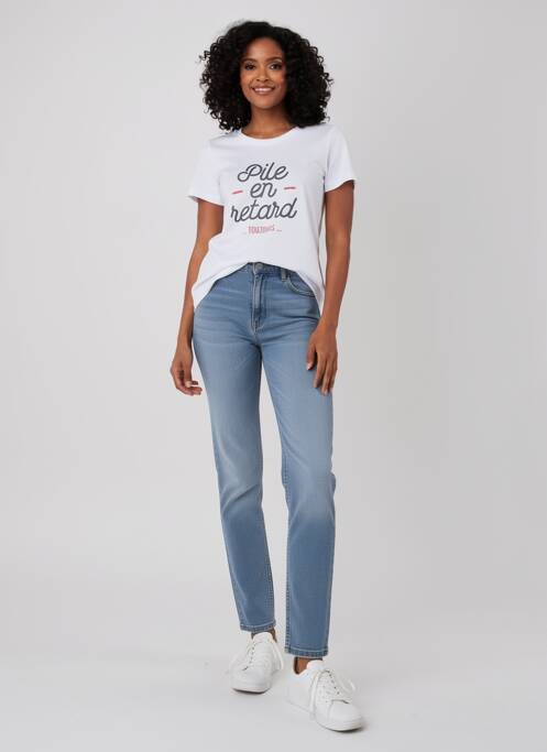 Tricou alb MONSIEUR TSHIRT femme