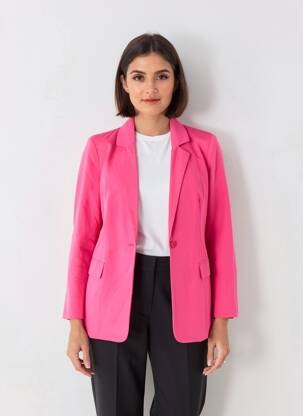 Sacou guler tip costum roz VERO MODA femeie