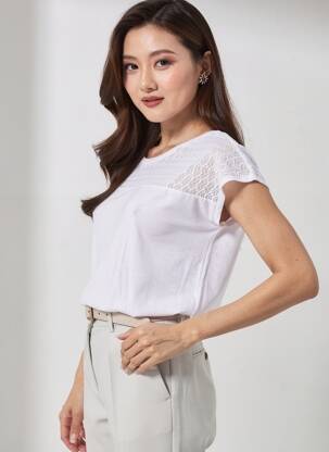 Tricou alb STREET ONE femeie