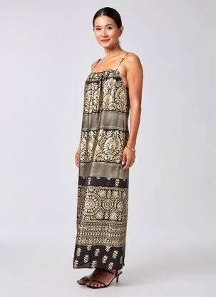 Rochie scurtă fără mâneci fără mâneci maro VILA femeie