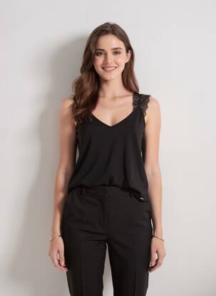 Maiou negru MORGAN femme