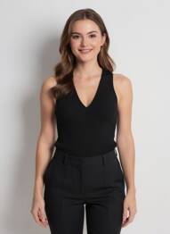Pulover negru MANGO femeie