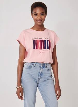 Tricou roz STREET ONE femeie