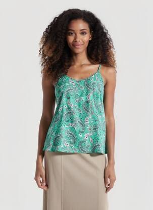 Top verde VERO MODA femeie