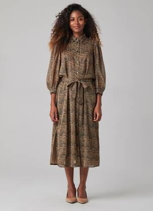 Rochie lungă maro VERO MODA femeie