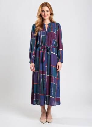 Rochie lungă violet CAROLL femeie