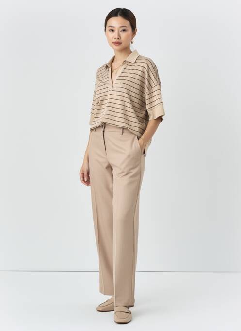 Polo bej TOM TAILOR femme