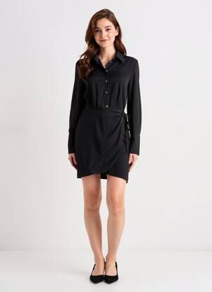 Rochie scurtă negru MANGO femeie