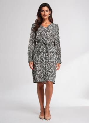 Rochie midi negru GARCIA femeie