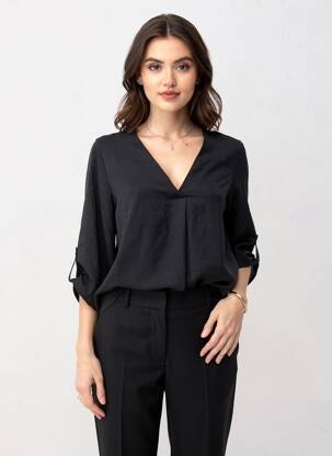 Bluză negru JACQUELINE DE YONG femeie