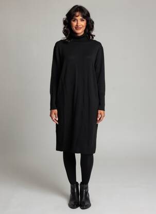Rochie pulover negru STREET ONE femeie