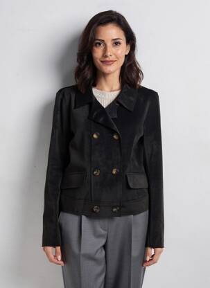 Sacou negru AMELIE & AMELIE femeie
