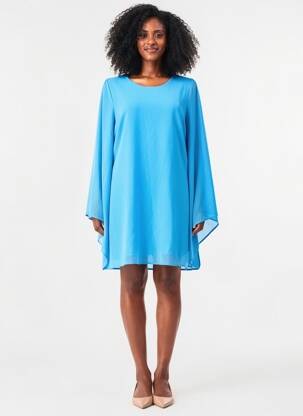 Rochie scurtă albastru VICOLO femeie