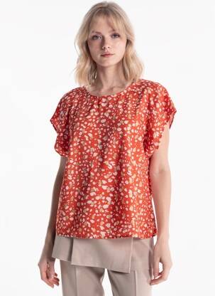 Cămașă portocalie VERO MODA femeie