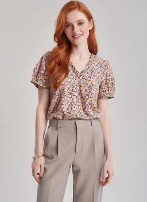 Cămașă roz VERO MODA femeie