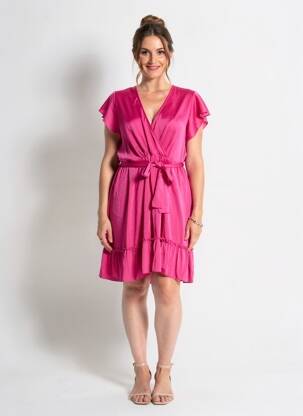 Rochie midi roz JS MILLENIUM femeie