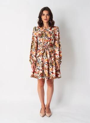 Rochie lungă portocalie ONLY femeie