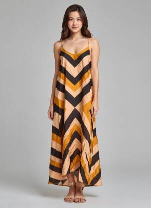 Rochie scurtă maro MANGO femeie