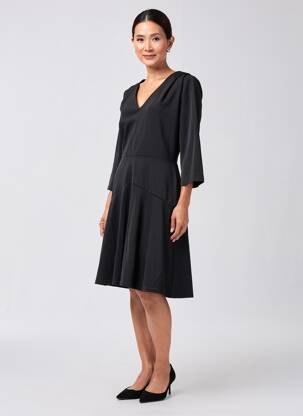 Rochie midi negru MORGAN femeie