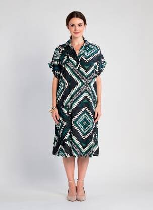 Rochie midi verde STREET ONE femeie