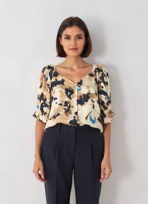 Cămașă bej VERO MODA femeie
