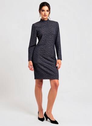Rochie scurtă maro SUPERDRY femeie