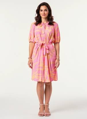 Rochie scurtă roz S.OLIVER femeie