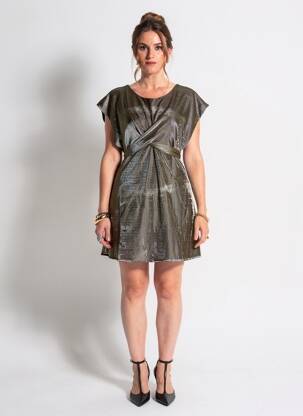 Rochie scurtă verde MOLLY BRACKEN femeie