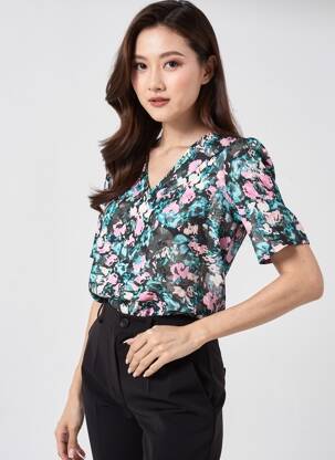 Cămașă albastru VERO MODA femeie