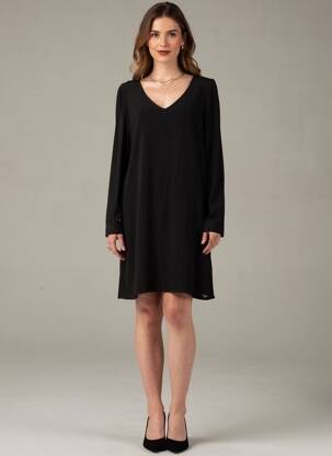Rochie scurtă negru LPB LES PETITES BOMBES  femeie