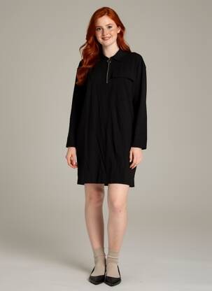 Rochie midi negru MANGO femeie