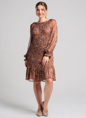 Rochie midi roz MANGO femeie