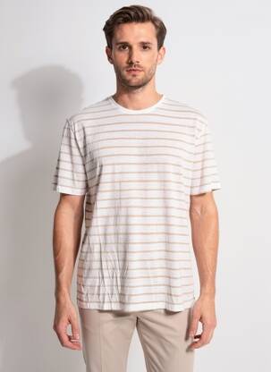 Tricou alb MANGO bărbat