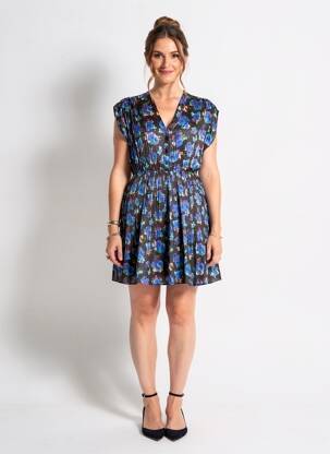 Rochie scurtă albastru MOLLY BRACKEN femeie